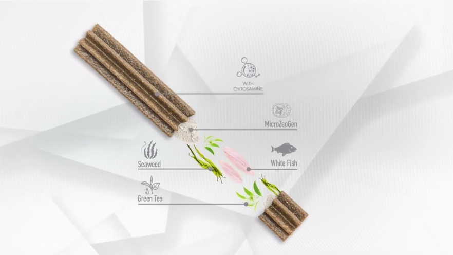 Video NATURE&#039;S PROTECTION LIFESTYLE complementary grain free feed – snacks for adult dogs with white fish 110 g - 1