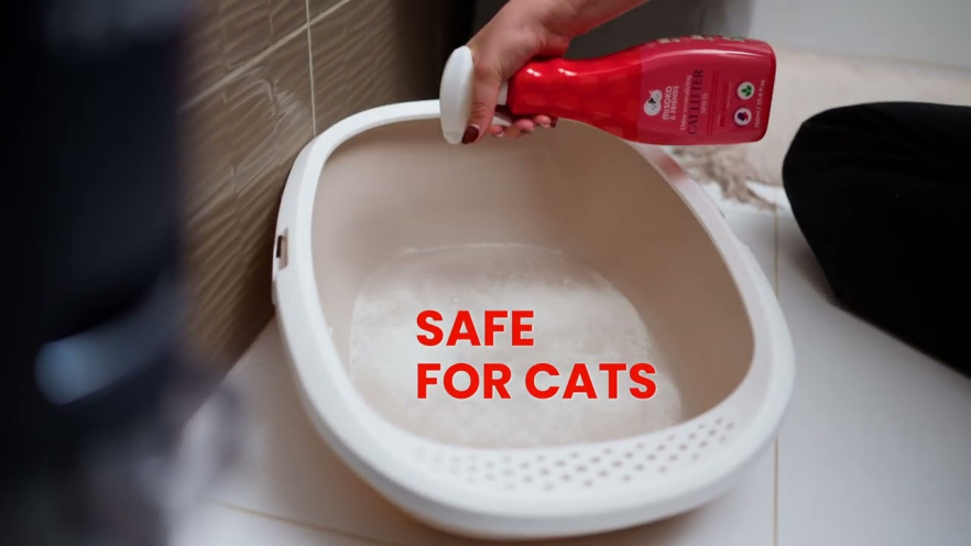 Video MISOKO&amp;FRIENDS cat litter odor and stain remover 750 ml - 1